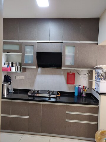 Kitchen in 1 BHK Apartment at Goyal Footprints, Thanisandra Main Road – for Sale