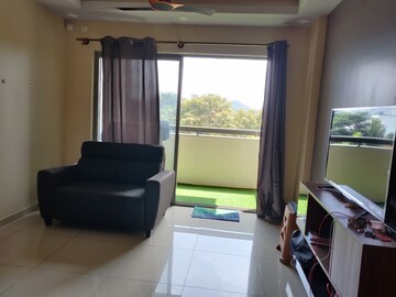 Living Room in 1 BHK Apartment at Goyal Footprints, Thanisandra Main Road – for Sale