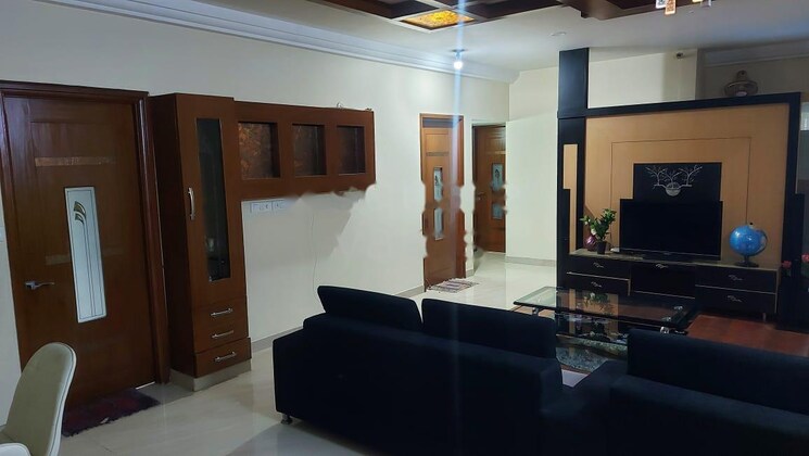 Living Room, godrej-woodsman-estate 3 Bedroom 1253 Sq.Ft. Apartment In Hebbal Bangalore 8690878