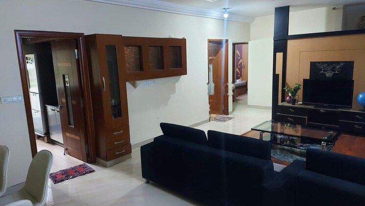 Living Room, godrej-woodsman-estate 3 Bedroom 1253 Sq.Ft. Apartment In Hebbal Bangalore 8690878