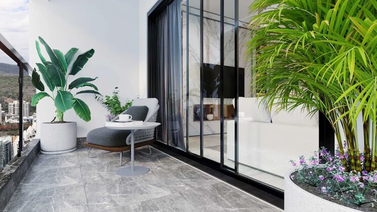 Balcony, godrej-bliss 3 Bedroom 2440 Sq.Ft. Apartment In Sector 150 Noida 8691032