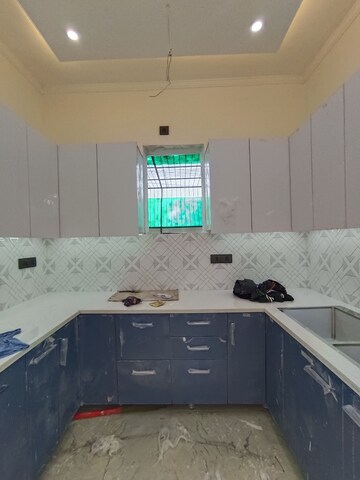 Kitchen in 3 BHK Builder Floor at Srishti Greenfield Homes, Green Fields Colony – for Sale