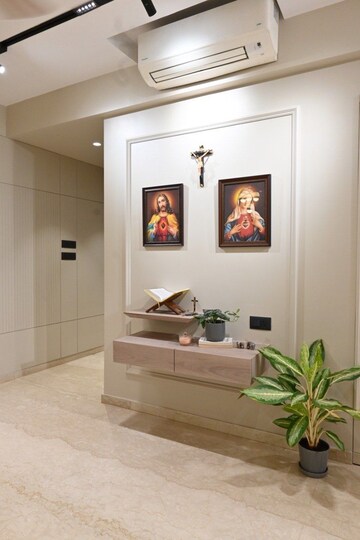 Living Room in 3 BHK Apartment at Lodha Sterling, Kolshet Road – for Rent