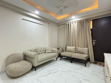 Living Room in 3 BHK Builder Floor at Chattarpur – for Sale