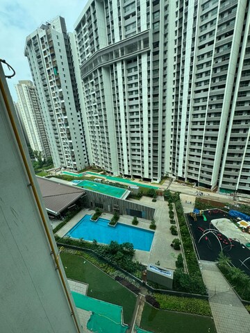 Balcony in 2 BHK Apartment at Kalpataru Immensa, Kolshet Road – for Rent