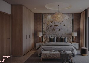 Living Room in 4 BHK Apartment at Prestige Somerville, Whitefield – for Sale