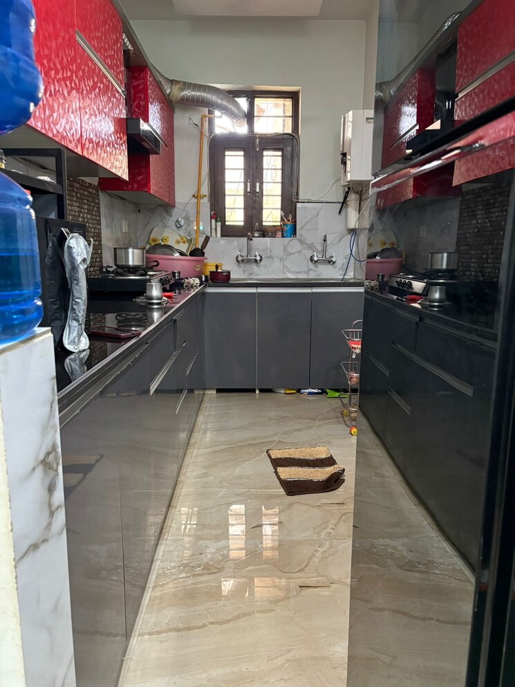 Kitchen, punit-homes-8 3 Bedroom 1280 Sq.Ft. Builder Floor In Sainik Colony Faridabad 8691250