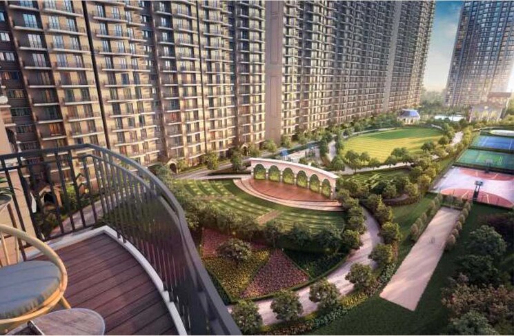 Balcony, ats-homekraft-pious-hideaways 3 Bedroom 1400 Sq.Ft. Apartment In Sector 150 Noida 8691414