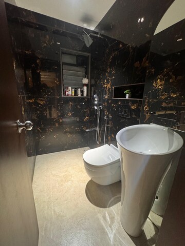 Bathroom in 3 BHK Apartment at Crystal Avenue Andheri West, Andheri West – for Sale