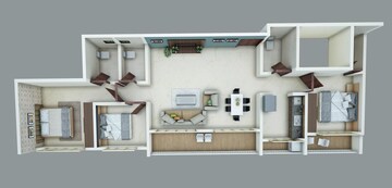 Floor Plan in 1 BHK Apartment at Dream Jagjeet Residency, Domkhar – for Sale