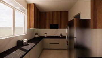Kitchen in 3 BHK Apartment at Lakeshore Manor, Halasuru – for Rent