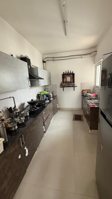 Kitchen in 2.5 BHK Apartment at Godrej Air, Whitefield – for Rent