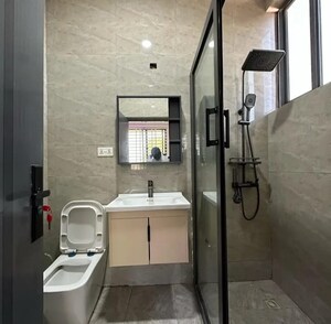 Bathroom in 4 BHK Builder Floor at Sector 37 – for Sale