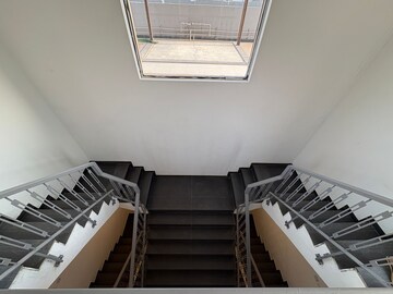 Staircase in 3.5 BHK Apartment at Signature Global City, Sector 37d – for Rent