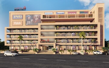  Shop – Exterior View View at Bank Colony - for Rent
