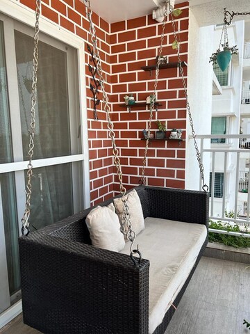 Balcony in 3 BHK Apartment at SVC Tree Walk, Kondapur – for Rent