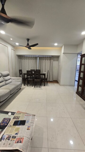 Living Room in 3 BHK Apartment at Happy Valley, Manpada – for Rent