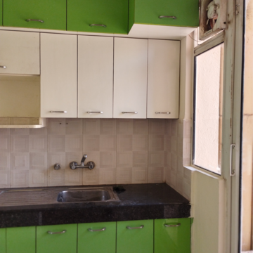 Kitchen in 2 BHK Apartment at Aditya City Apartments, Shahpur Bamheta – for Rent