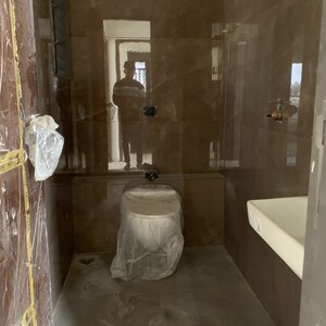 Attached Bathroom in 2 BHK Apartment at Goyal Abhiram, Kastur Park – for Sale