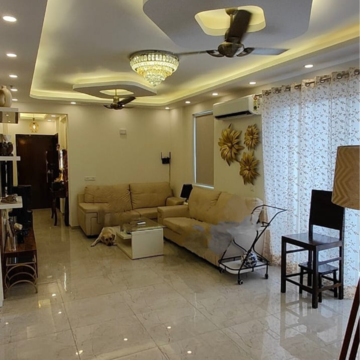 Living Room in 3.5 BHK Builder Floor at M3M Soulitude, Sector 89 – for Sale