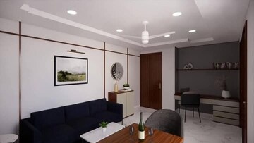 Living Room in 1 BHK Apartment at Saket – for Rent