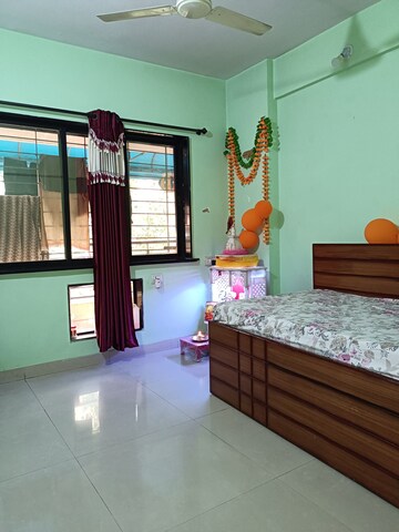 Bedroom in 3 BHK Apartment at Vasai Manor CHS, Vasai West – for Sale