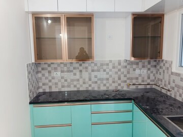 Kitchen in 2.5 BHK Apartment at Aparna Sarovar Zenith, Nallagandla – for Rent