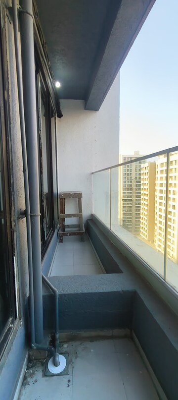 Balcony in 2 BHK Apartment at Rustomjee Oriana, Bandra East – for Rent