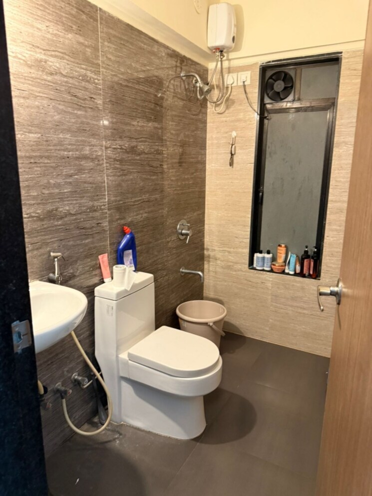 Bathroom, strawberry-sandstone 3 Bedroom 1240 Sq.Ft. Apartment In Mira Road Thane 8693883