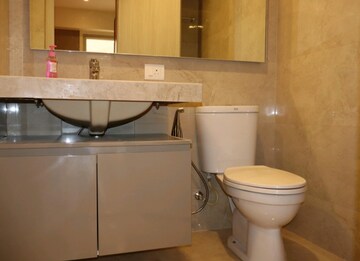 Bathroom in 3 BHK Apartment at Hiranandani Estate, Ghodbunder Road – for Rent