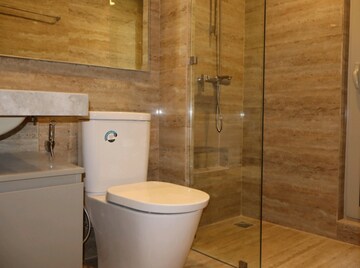 Bathroom in 3 BHK Apartment at Hiranandani Estate, Ghodbunder Road – for Rent
