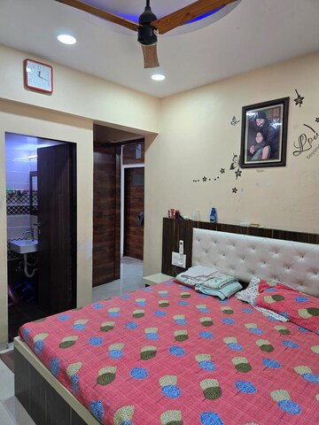 Master Bedroom in 1 BHK Apartment at SKD Pinnacolo, Mira Road – for Rent
