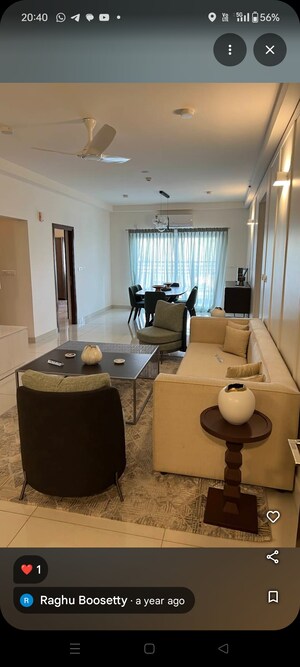 Master Bedroom in 3 BHK Apartment at Prestige Beverly Hills, Kokapet – for Sale