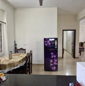 Kitchen in 2 BHK Builder Floor at Kondapur – for Rent