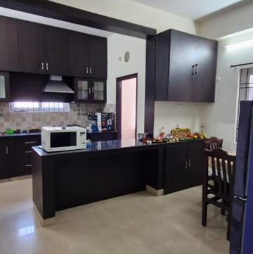 Kitchen in 2 BHK Builder Floor at Kondapur – for Rent