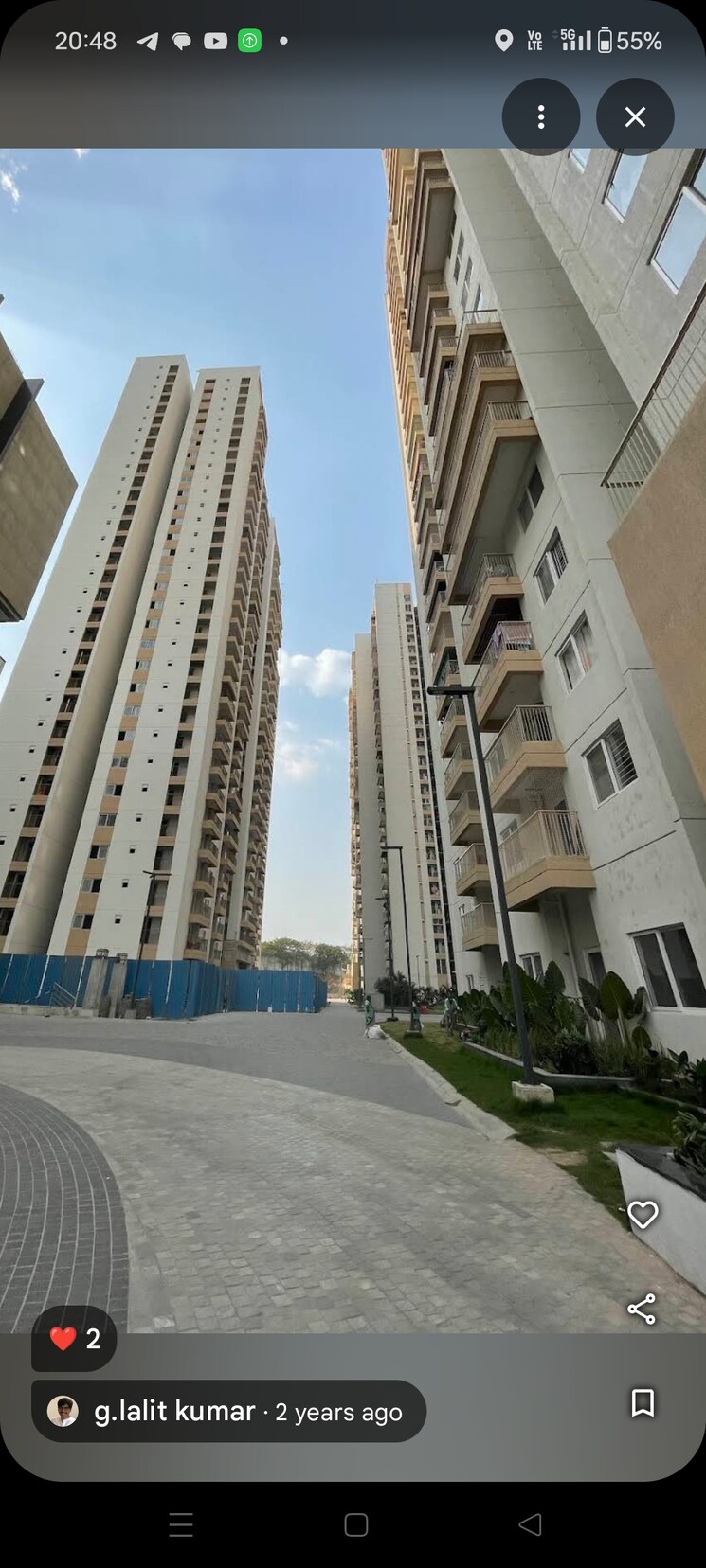 Exterior View, incor-one-city 3 Bedroom 1931 Sq.Ft. Apartment In Kukatpally Hyderabad 8694168