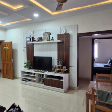 Living Room in 3 BHK Builder Floor at Kondapur – for Rent