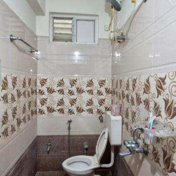 Bathroom in 3 BHK Builder Floor at Kondapur – for Rent