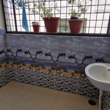 Kitchen in 3 BHK Builder Floor at Kondapur – for Rent