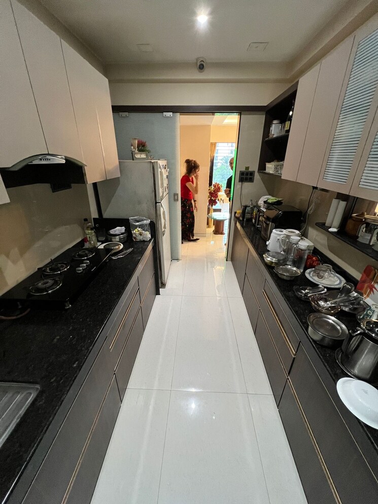 Kitchen, juhu 3 Bedroom 1600 Sq.Ft. Apartment In Juhu Mumbai 8694237