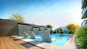 Swimming Pool in 3 BHK Apartment at Thanekar Palacio, Badlapur East – for Sale