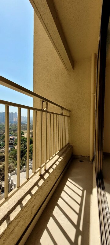 Balcony in 2 BHK Apartment at Pushpanjali Heights, Owale – for Rent