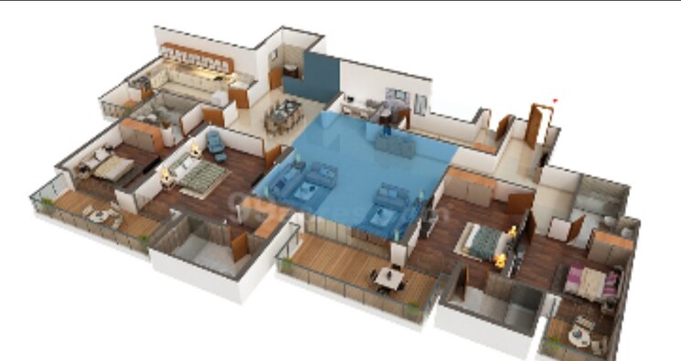 undefined, dlf-the-crest 4 Bedroom 3529 Sq.Ft. Apartment In Sector 54 Gurgaon 8694403