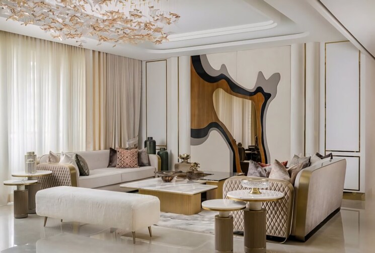 Living Room, dlf-the-crest 4 Bedroom 3529 Sq.Ft. Apartment In Sector 54 Gurgaon 8694403