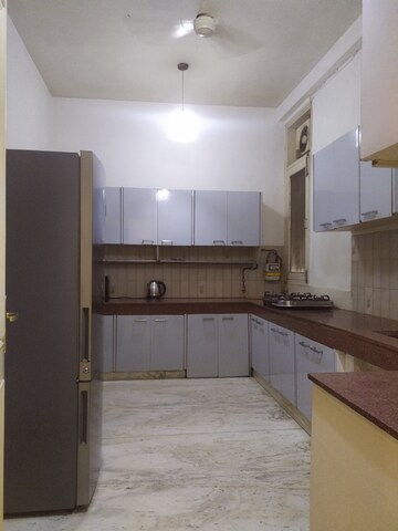 Kitchen in 4 BHK Apartment at Greater Kailash I – for Rent