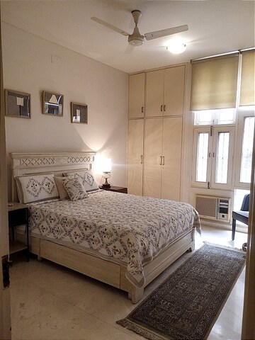 Bedroom in 4 BHK Builder Floor at Greater Kailash I – for Rent