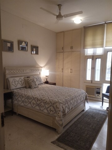 Bedroom in 4 BHK Builder Floor at Greater Kailash I – for Rent