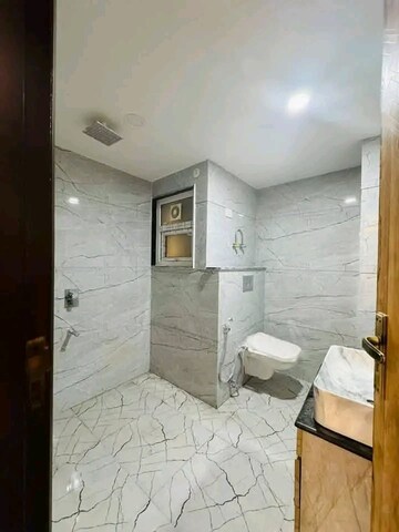 Bathroom in 2 BHK Builder Floor at Saket – for Rent