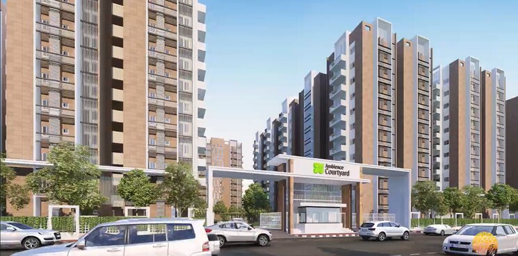 Exterior View, ambience-courtyard 2.5 Bedroom 1340 Sq.Ft. Apartment In Manikonda Hyderabad 8694525