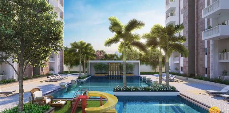 Swimming Pool, ambience-courtyard 2.5 Bedroom 1340 Sq.Ft. Apartment In Manikonda Hyderabad 8694525